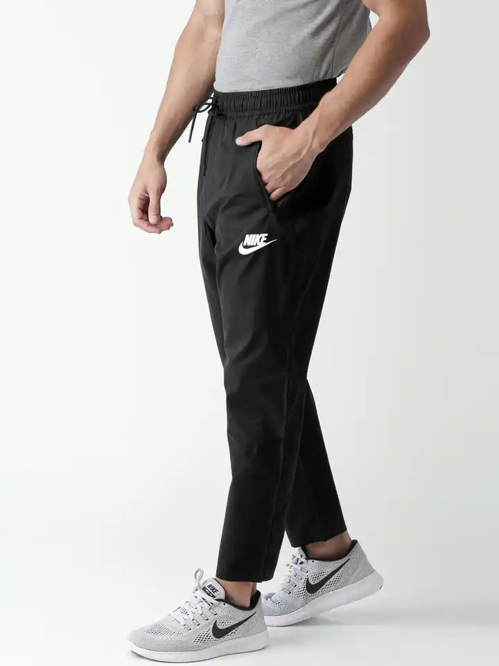 Buy Nike Men Black Slim Fit AS M NSW AV15 PANT WVN Track Pants