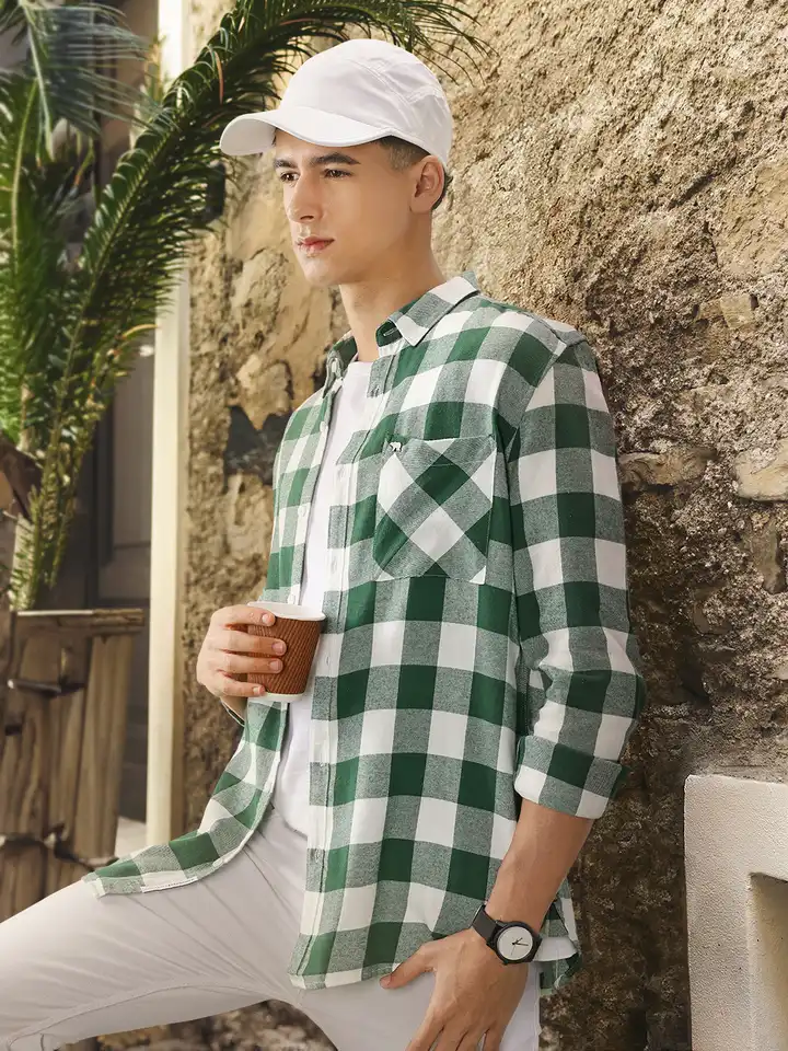 green emerald velvet dress Ash & Erie Seafoam Gingham Button-Down Shirt for Short Men Seafoam Gingham / Xs / Slim