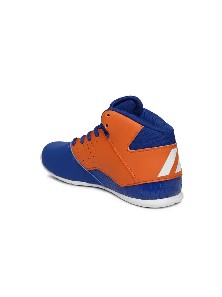 orange blue basketball shoes