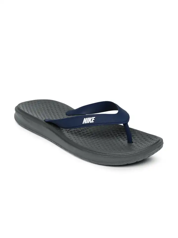 women's nike navy blue flip flops