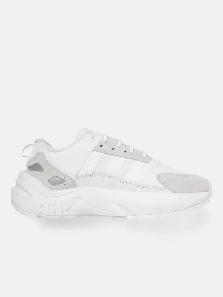 Buy ADIDAS Originals Men White & Grey Woven Design ZX 22 Boost