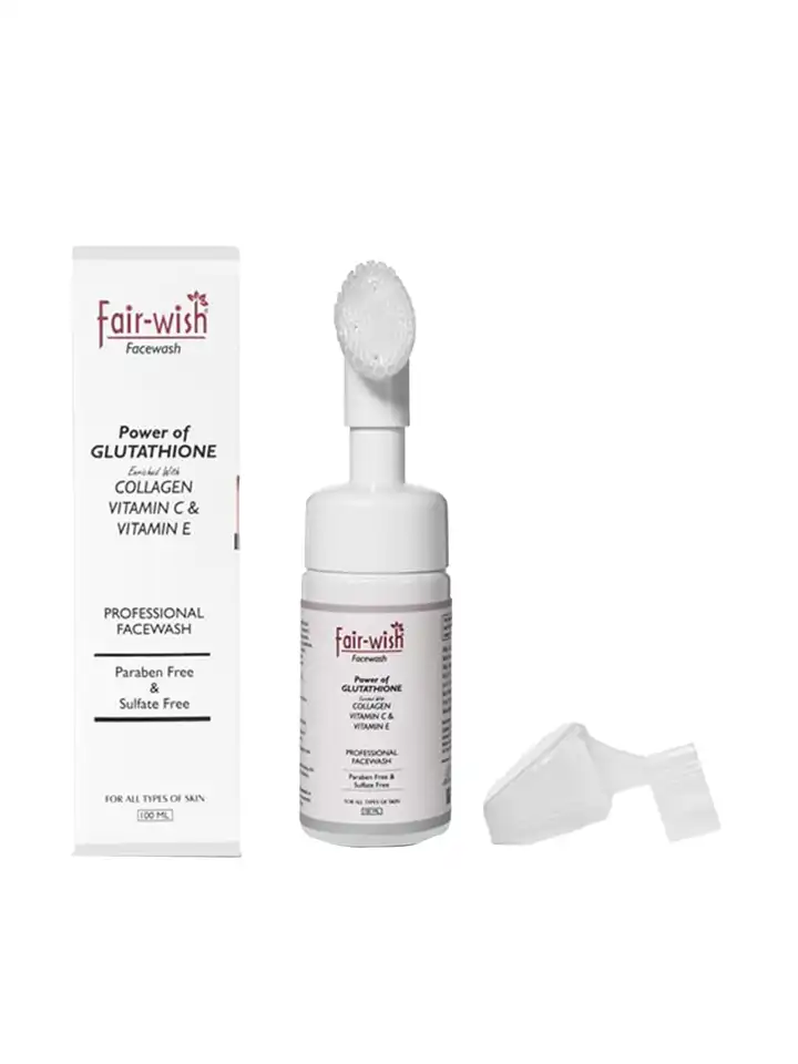 Buy Fair Wish Power of Glutathione Professional Face Wash with Vitamin C &  Vitamin E - 100 ml - Face Wash and Cleanser for Unisex 18498034