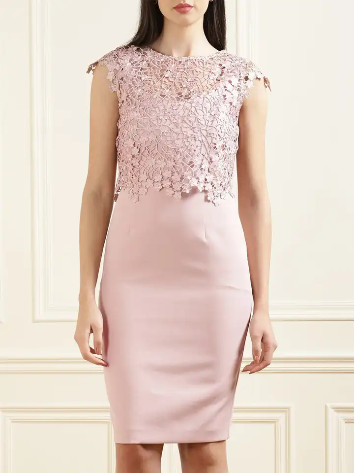 Buy Phase Eight Pink & rose cloud Bodycon Maxi Dress - Dresses for Women  18777006 | Myntra