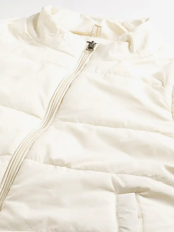 Buy Foreign Culture By Fort Collins Women Off White Padded Jacket
