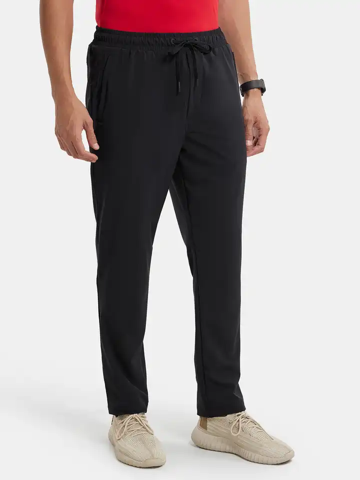 Buy Recycled Microfiber Stretch Trackpant with Zipper Pockets and