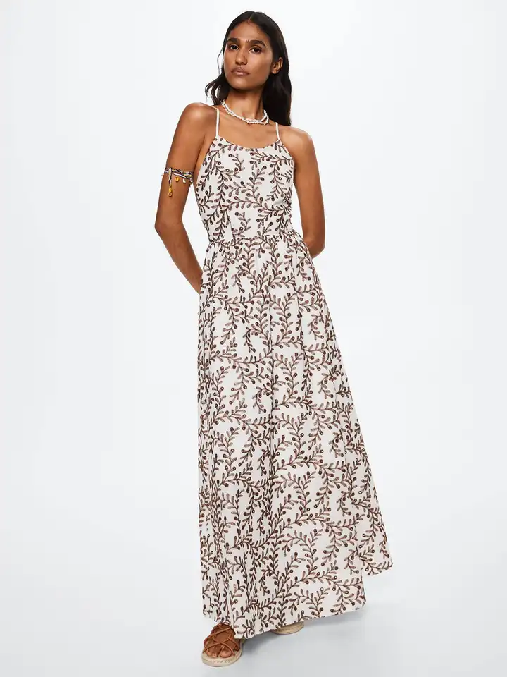 slim fit dress slacks Pretty Little Thing Ivory White Floral Sweater, X-Large - The Mint Julep Boutique main image 1