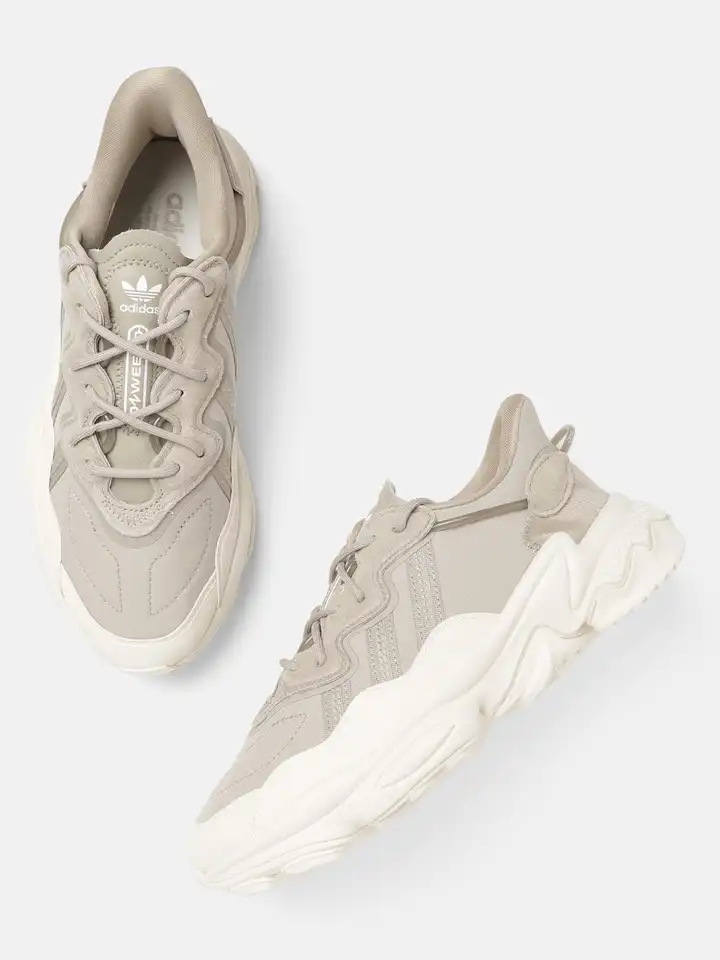 adidas cream color shoes