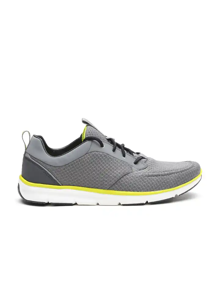Buy Clarks Men Grey Orson Fast Combi Running Shoes - Sports  display picture 3