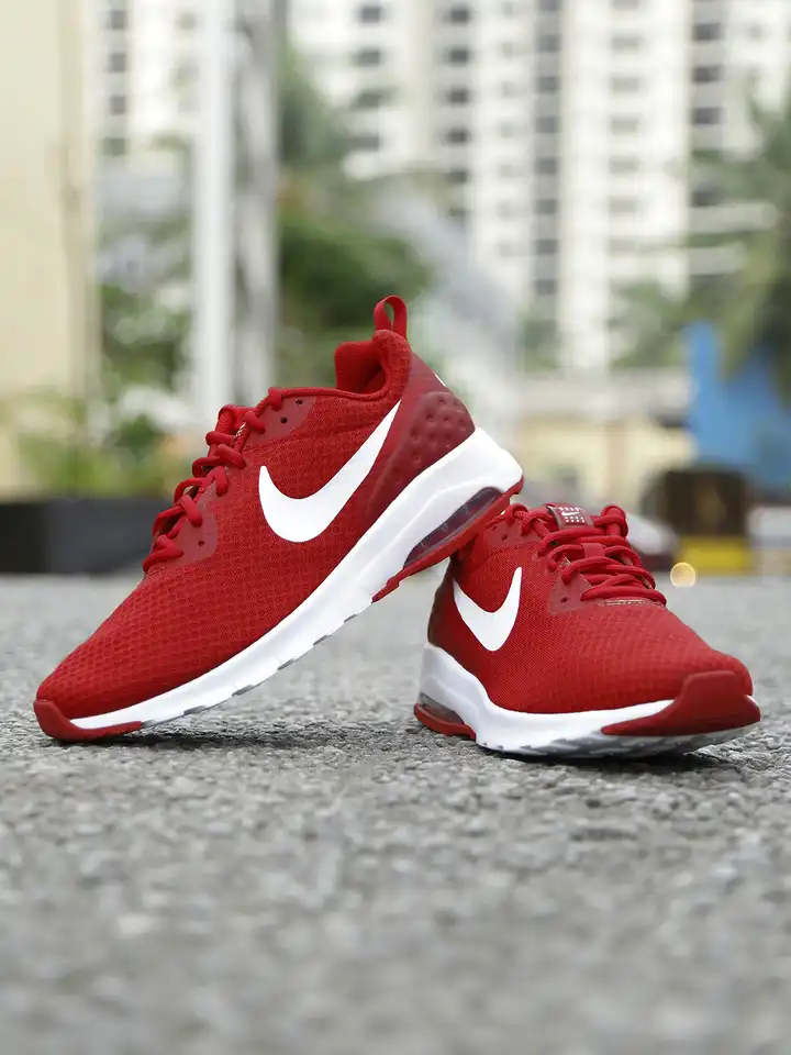 red nike shoes without laces