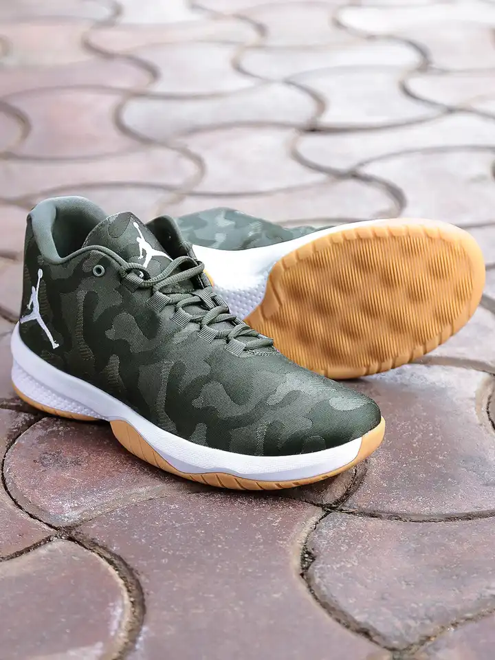 olive green jordans mens