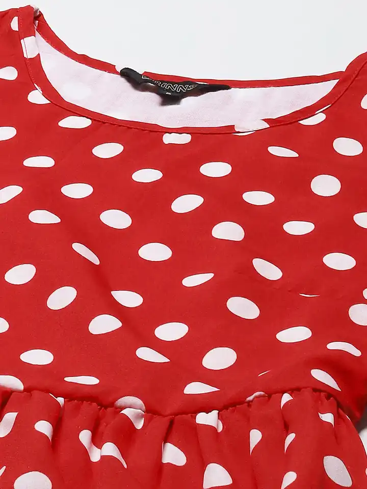 fitted lace wedding dress Dulce Bebe Red & White Polka Dot Spanish Dress – Dulce Bebe Boutique
