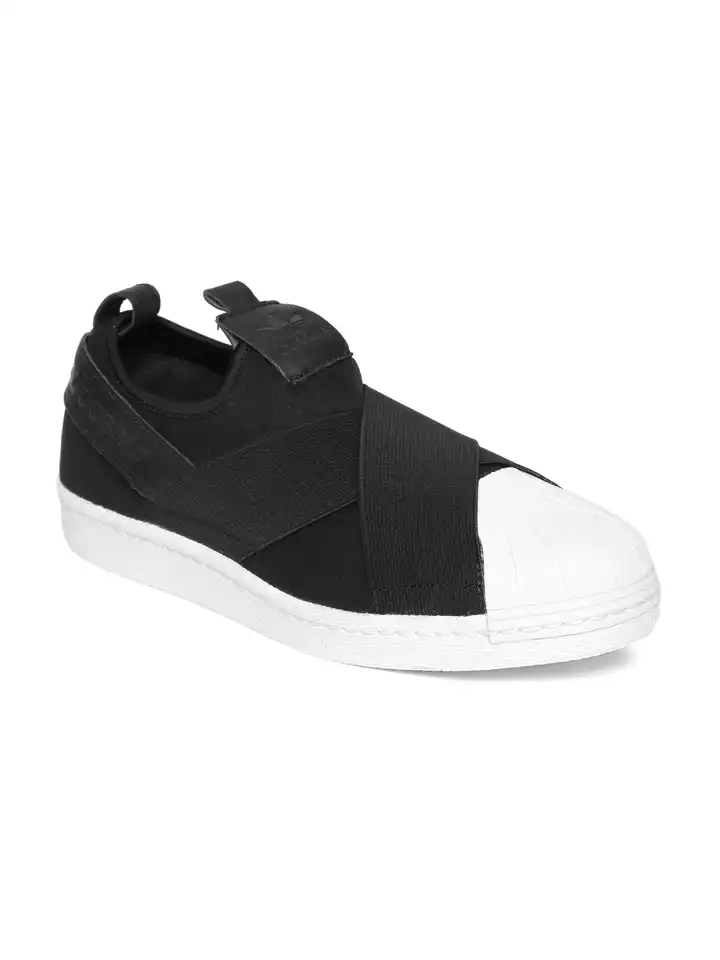 Buy ADIDAS Originals Men Black Superstar Slip-On Sneakers - Casual Shoes  for Men 1990019 | Myntra