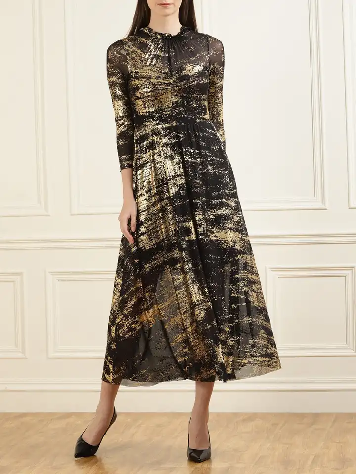 green emerald velvet dress Gold Velvet Halterneck Column Maxi Dress | Jordya