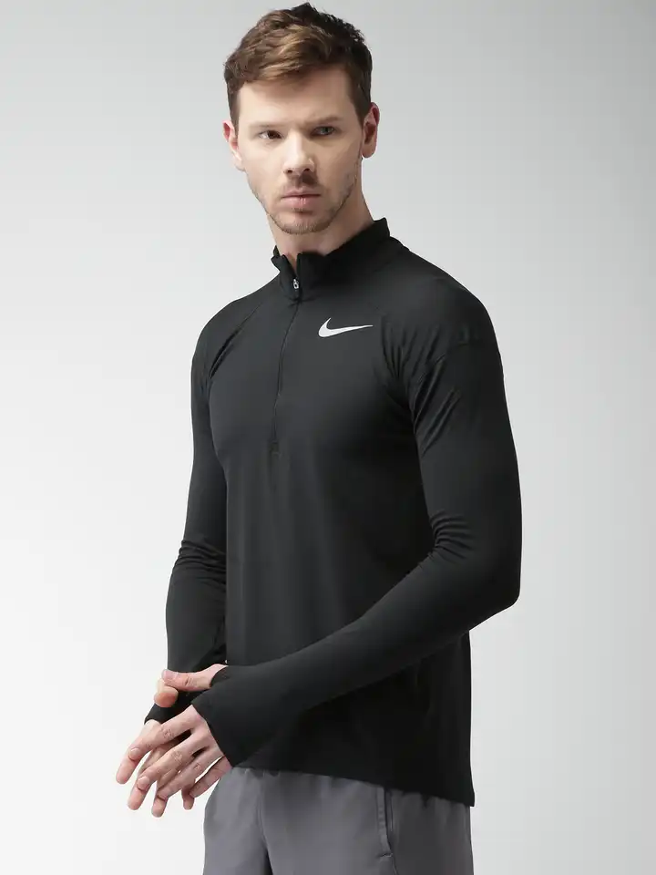 nike high neck t shirt