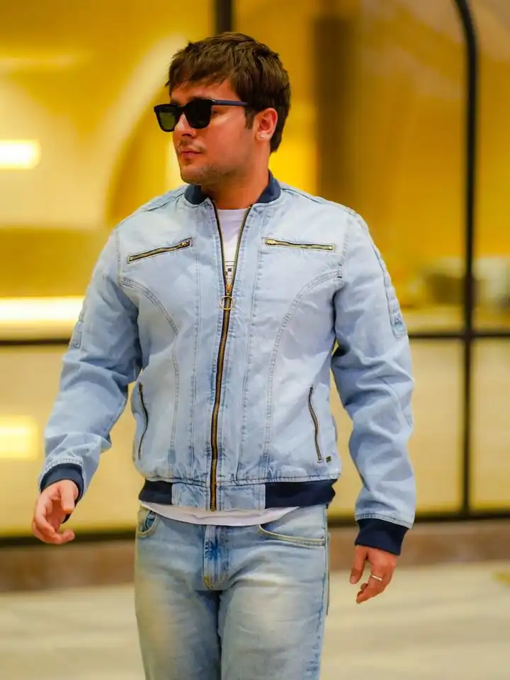 倖田來未 DENIM JACKET-monsteR- 新品］倖田來未 《SPRAY PAINT》DENIM JACKET（L）