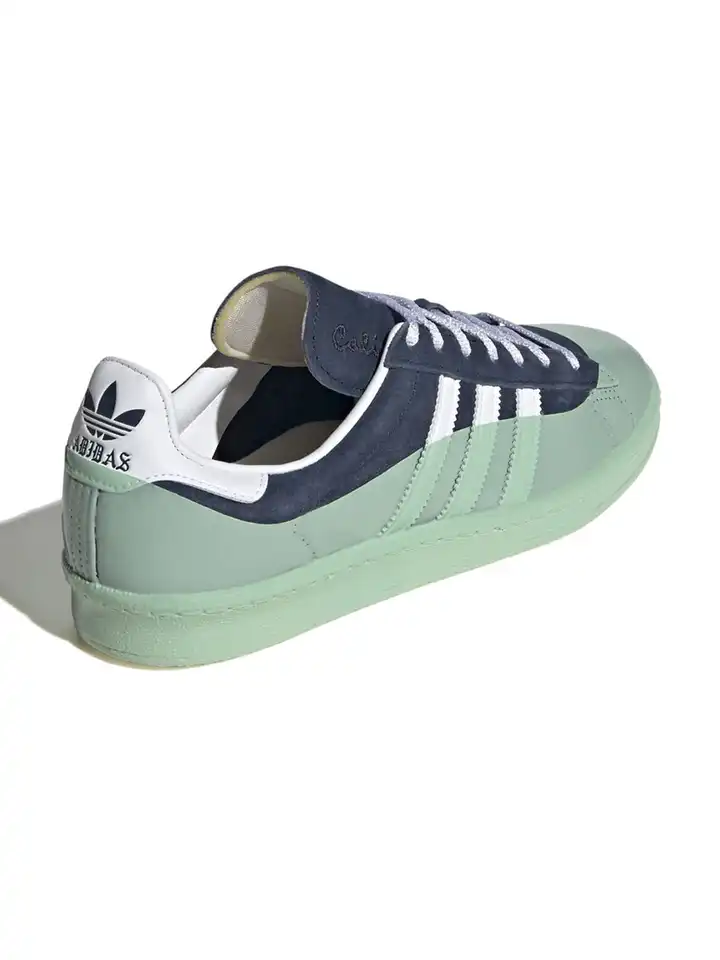 adidas gazelle silver green womens Adidas x Cali DeWitt Unisex Campus 80s Originals Grey / Cloud White / Off  White Low Top Sneakers