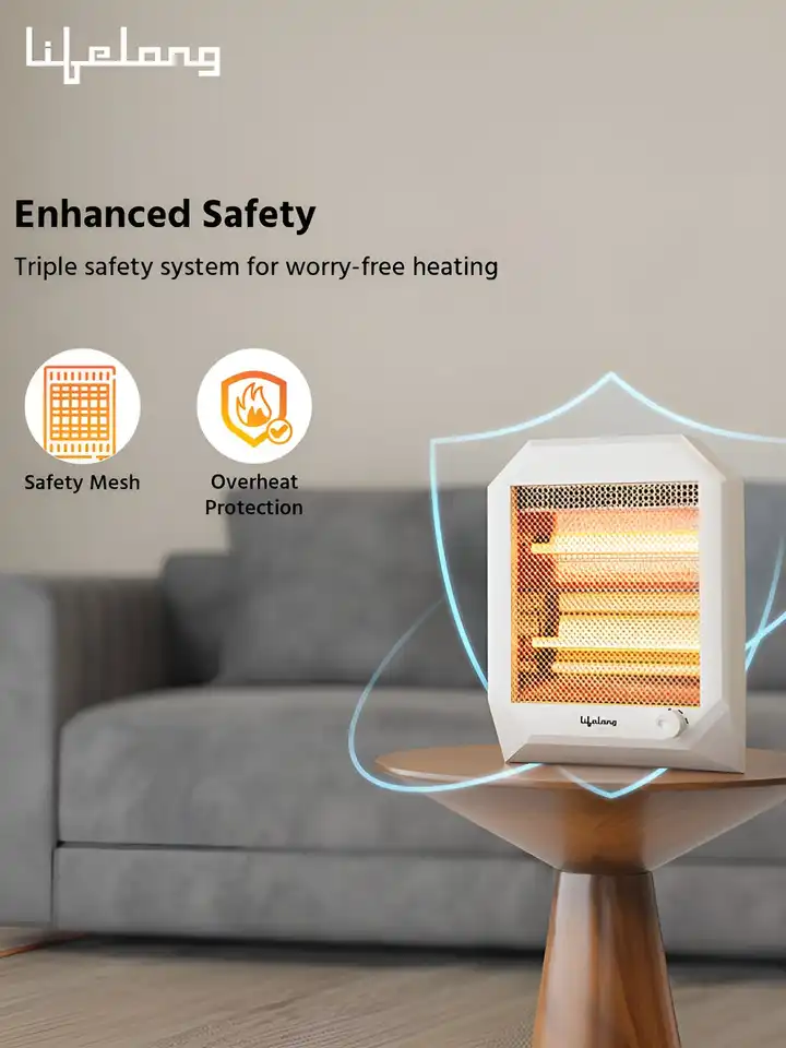 Buy Lifelong White LLQH923 800 W Quartz Room Heater - Room Heater