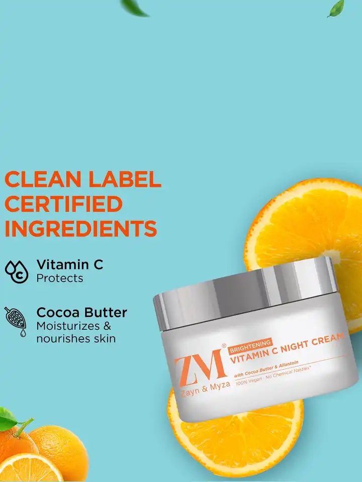 Buy ZM Zayn & Myza Set Of 2 Vitamin C Day Cream & Night Cream - 50
