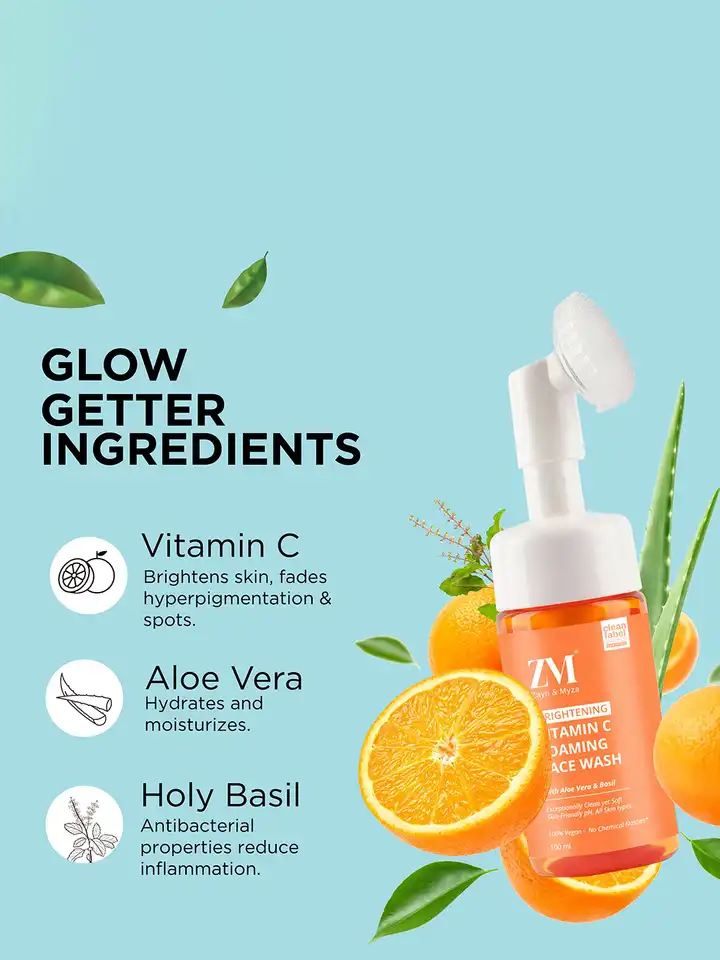 Buy ZM Zayn & Myza Set Of 2 Vitamin C Face Wash - 100 ml & Face