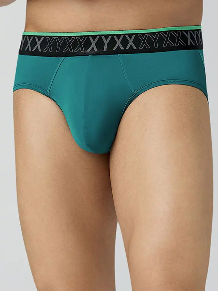 Buy XYXX Men Solid Zest Tactel Pop Briefs Underwear - Briefs for