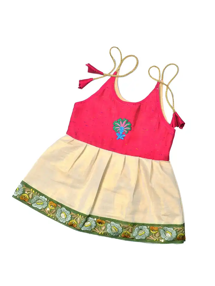 希少 ifsixwasnine Kerala dress tank ケララ Buy BAESD Infant Girls Fit & Flare Kerala Kasavu Dress - Ethnic