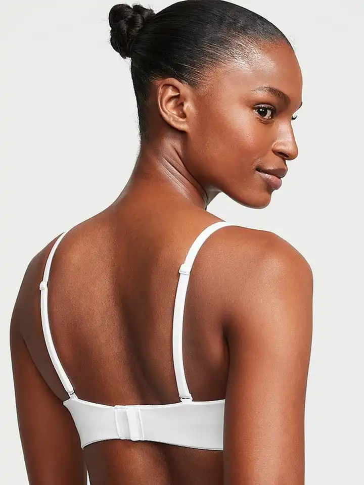Push Up Victoria Secret Bra For Backless Dress Everyday Bras Women Solid Low  Back Bras Underwired U Shape Backless Multiple Convertible Straps Underwire  Bra Suit White XL