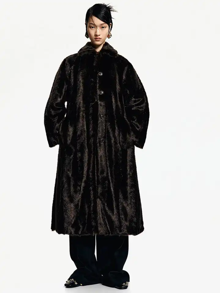 fluffy tie waist coat