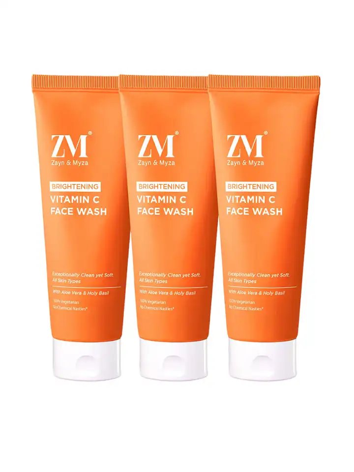 Buy ZM Zayn & Myza Set Of 3 Brightening Vitamin C Face Wash With
