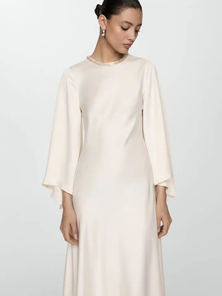 chinese dress ladies MANGO PERLA-A 27005821-05 MANGO WOMEN DRESS FULL LENGTH