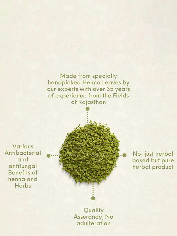 Buy KOKILA Natural & Herbal Henna Mehandi Powder With 6 Ayurvedic