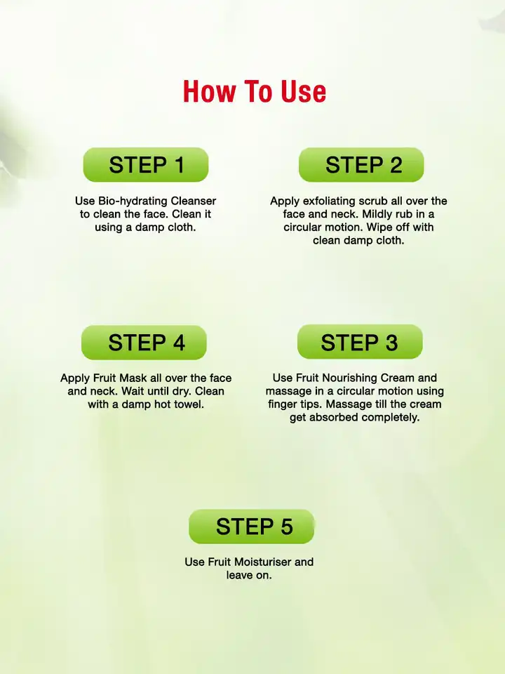 Buy Shahnaz Husain 5 Step Mixed Fruit Facial Kit - Facial Kit for