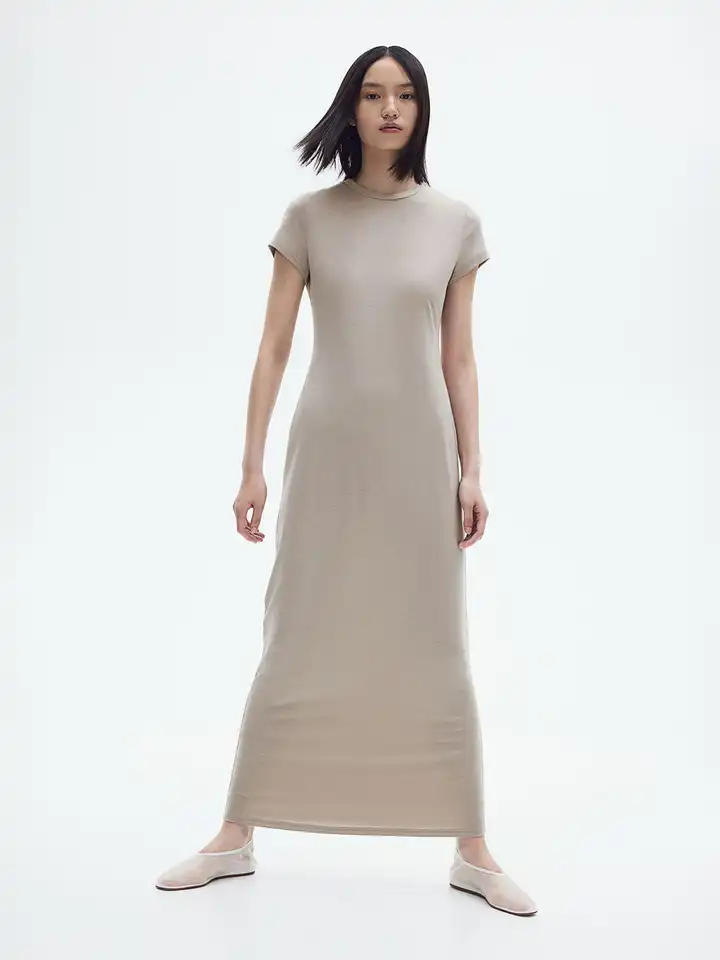 loose bodycon dress PRETTYGARDEN Women's Ribbed Maxi Bodycon Dress Summer Strapless Tube Y