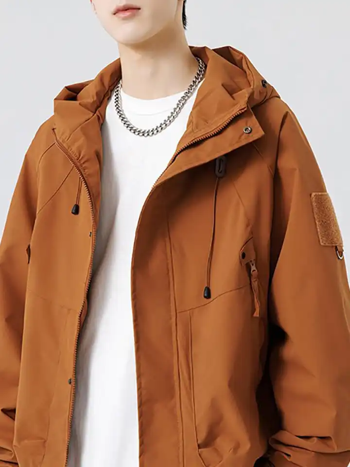 Buy StyleCast x Revolte Men Open Front Hooded Jacket - Jackets for