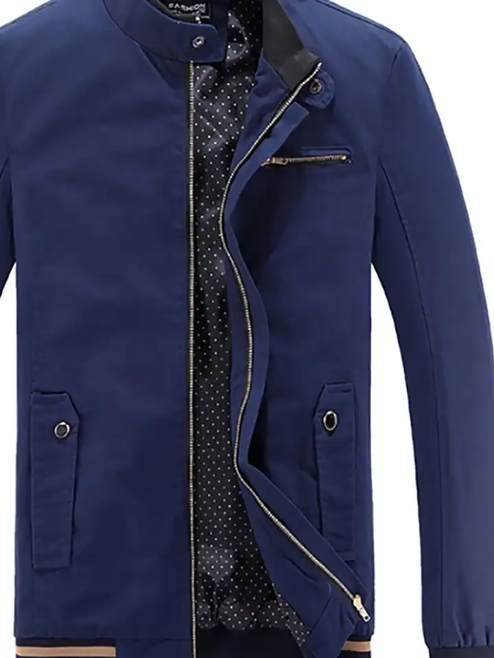 Buy StyleCast x Revolte Men Stand Collar Insulator Tailored Jacket
