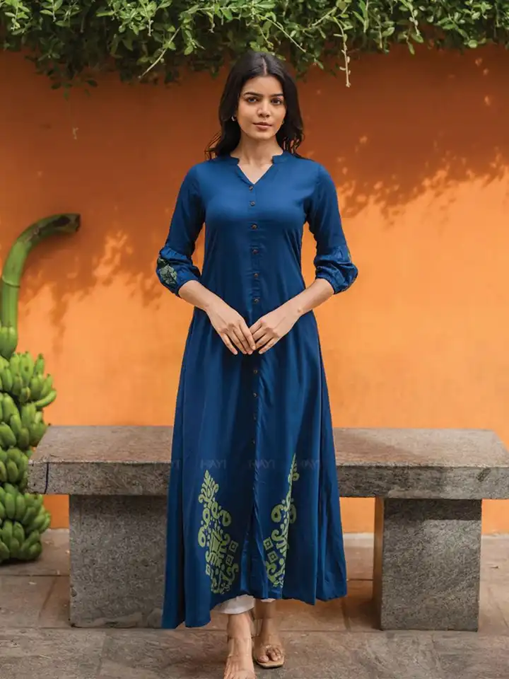 Buy HAY Paisley Printed Mandarin Collar Maxi Dress - Dresses for Women  36613257 | Myntra