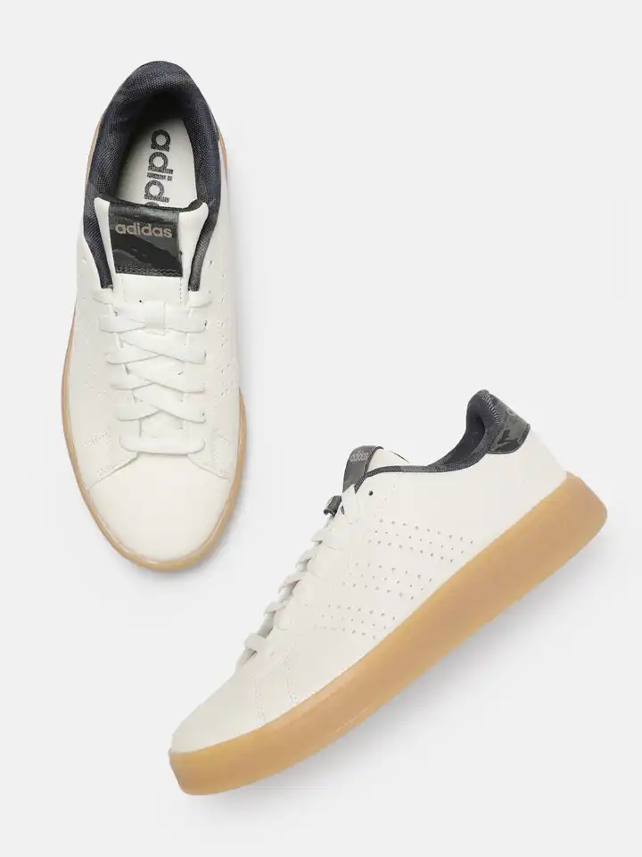 adidas gazelle silver green womens adidas - Advantage Base 2.0 Ftwwht/Ftwwht/Olistr - Shoes - White - EU 46 main image 0