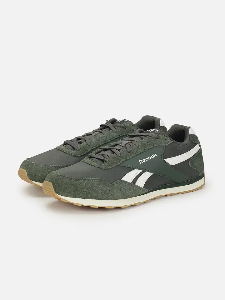 reebok low green toe