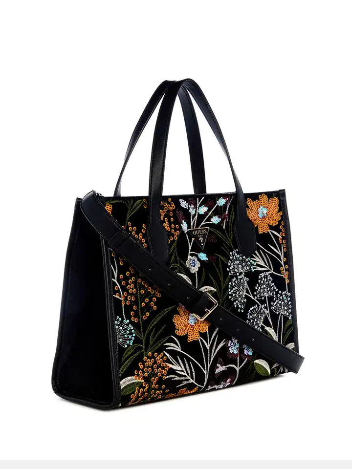 Buy GUESS Women Zalina Floral Embroidered Shopper Tote Bag
