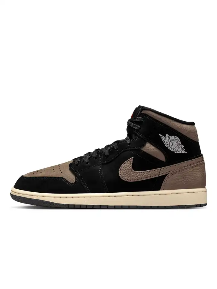 men's air jordan retro 1 mid se casual shoes
