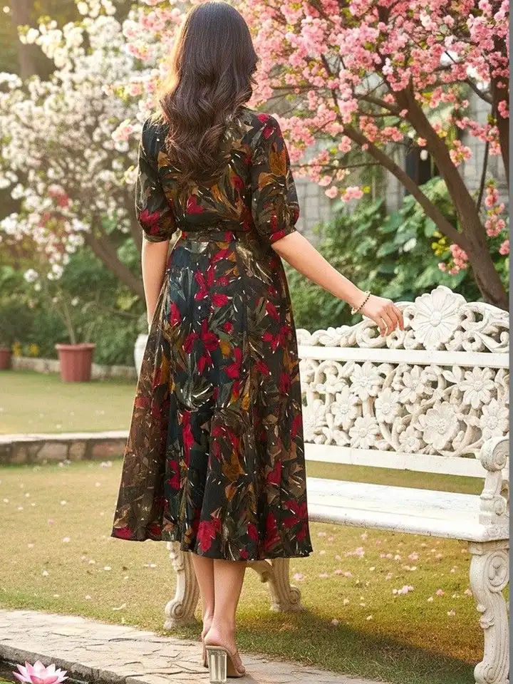 Buy SZN Print A-Line Dress - Dresses for Women 38887422 | Myntra