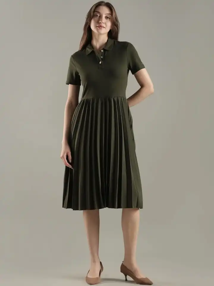 Buy Tommy Hilfiger Fit & Flare Dress - Dresses for Women 38427619 | Myntra