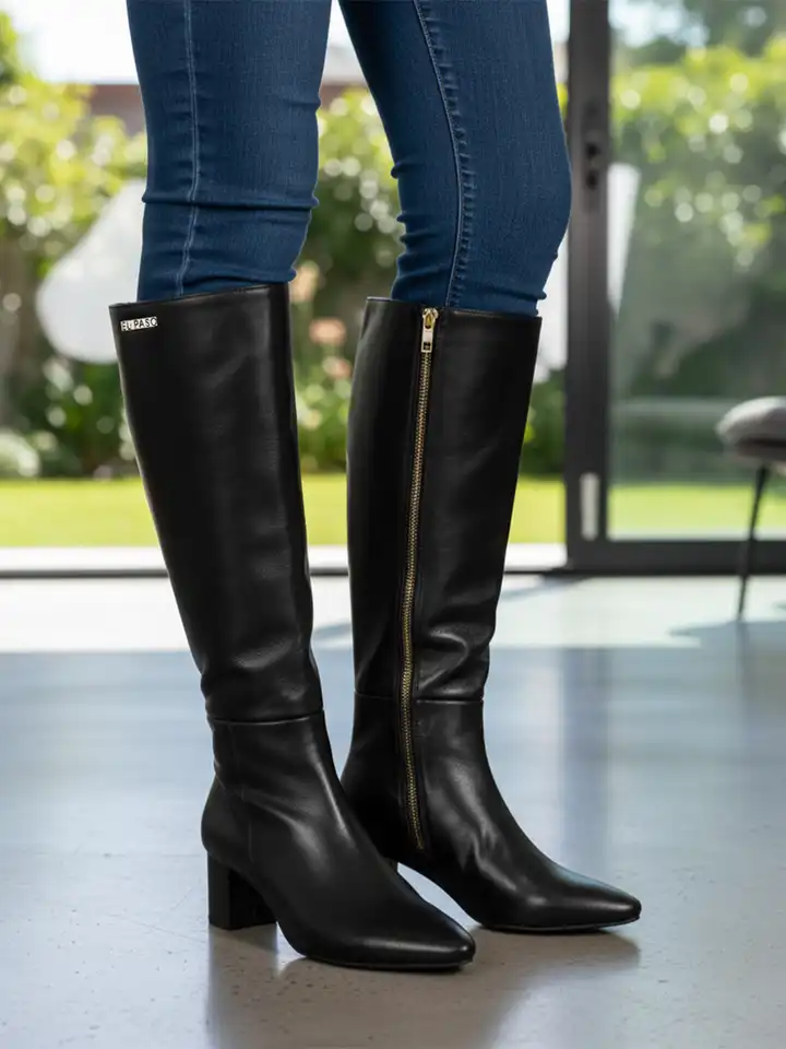 Buy El Paso Women Solid Casual Knee Length Lightweight Boots