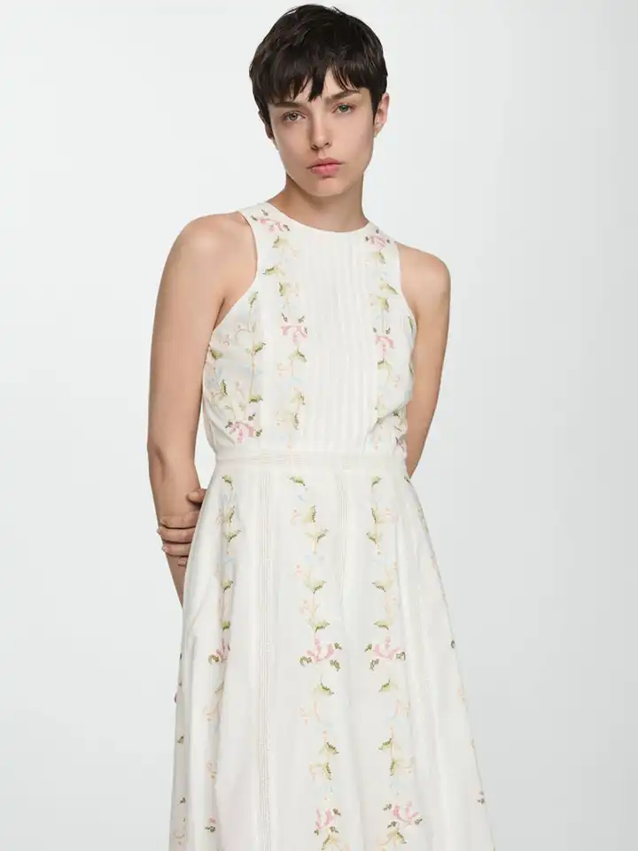 Buy MANGO Floral Embroidered A-Line Dress - Dresses for Women 29752814 | Myntra Buy MANGO Floral Embroidered A-Line Dress - Dresses for Women 29752814 | Myntra