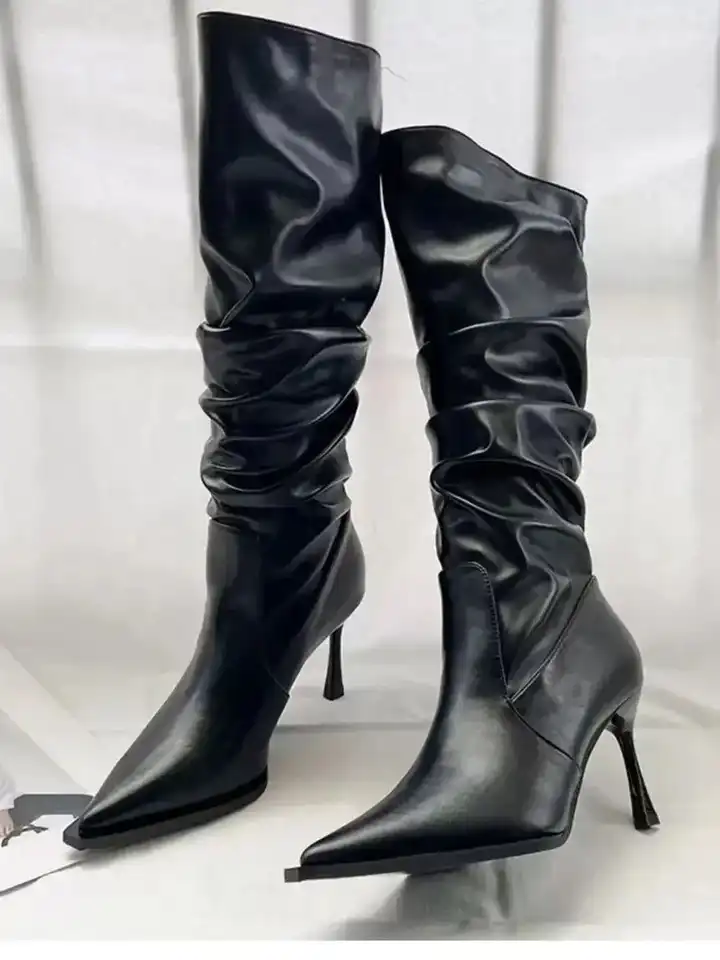 Buy Miss Mosa By Akanksha Women Black Cassia Stacked Premium