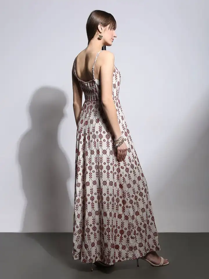 Buy Vero Moda Floral Print Fit & Flare Maxi Dress - Dresses for Women  32386673 | Myntra