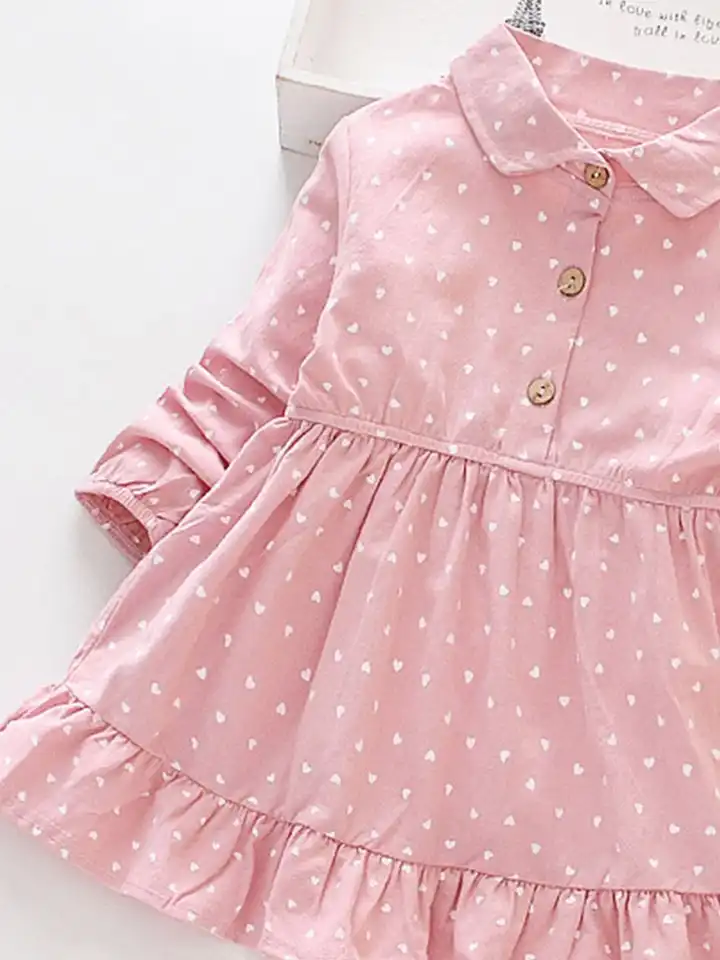 Buy YK Girls Printed Cotton Fit and Flare New Korean Autumn Dress - Dresses  for Girls 32511073 | Myntra