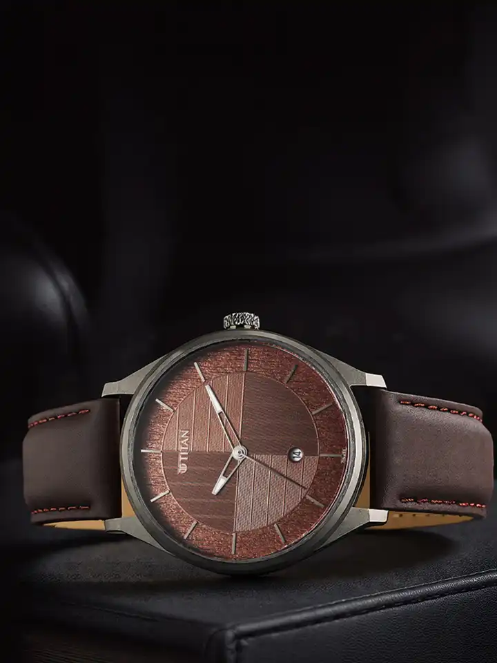 Buy Titan Neo Economy Quartz Analog With Brown Dial Watch For Men