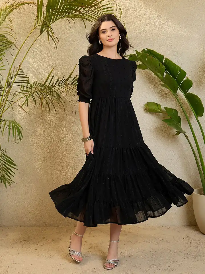 sachin and babi light blue dress Mid Length Chiffon Dress. 9G1C7 main image 1