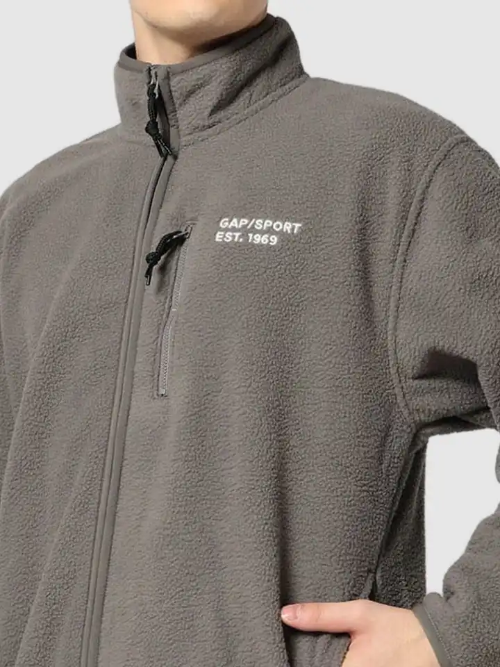 Buy GAP Oversized Zip-Front Bomber Jacket With Logo Embroidery