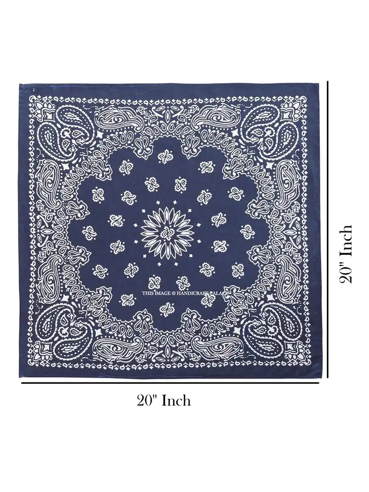 Buy Ravaiyaa Unisex Pack Of 3 Mandala Paisley Printed Pure Cotton